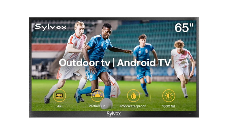 Gewinne einen Sylvox 65" Smart Outdoor Fernseher