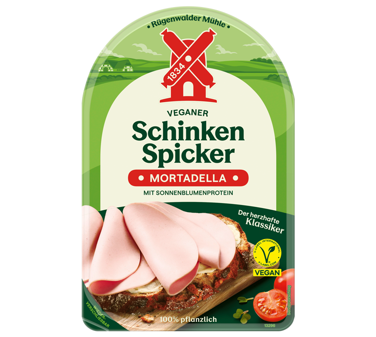 RUEGENWALDER 80G PK·VEG.SPICKER MORTADELLA
